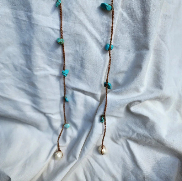 Turquoise Lariat Necklace‎ - Picture 5 of 16